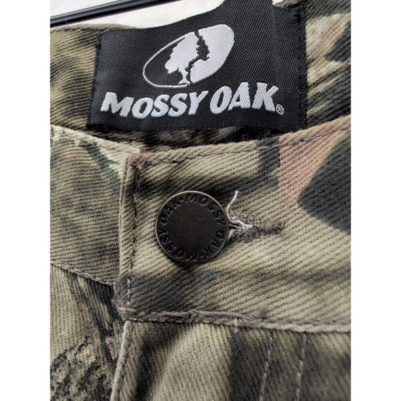 Mossy Oak Camouflage Break -Up Infinity Jeans Mens Sz 32x32 Hunting 5 Pockets - Picture 2 of 13